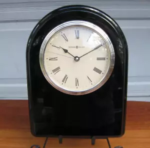 Orologio da parete vintage Howard Miller laccato nero 625-269 - Foto 1 di 12
