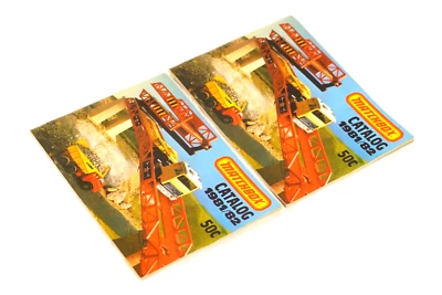 Matchbox Diecast Car Catalog 1981-82 Lot 2 Excellent Condition Matchbox Catalogs - Image 1 of 4