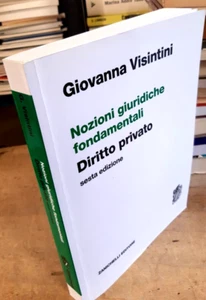DIRITTO PRIVATO - NOZIONI GIURIDICHE FONDAMENTALI - VISINTINI - Imagen 1 de 7