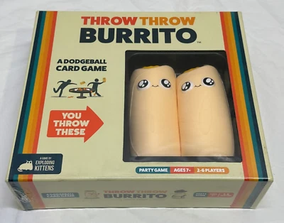 Throw Throw Burrito by Exploding Kittens - A Dodgeball Card Game Brand NEW  - Image 1 of 4