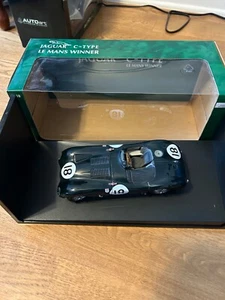 1953 Jaguar C Type Lemans Winner Racing Green Autoart 1:18 Model Car 85387 - Picture 1 of 1