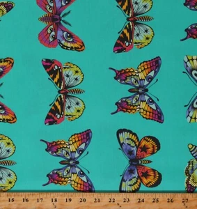 Cotton Butterflies Tula Pink Daydreamer Butterfly Hugs Fabric Print BTY D602.05 - Picture 1 of 1