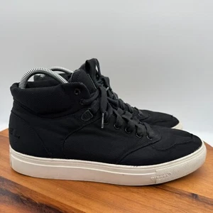 Diesel Invasion Mid Top Shoes Mens 10 Black Athletic Fashion Walking Sneakers - Picture 1 of 10