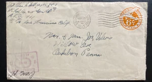 1945 US Army Post Office 711 Philippines Censored Airmail Cover to PA - Picture 1 of 2