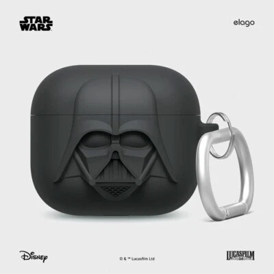 [ELAGO] Star Wars Editon Darth Vader Air Pods(3rd Gen.) Cases with Carabiner - Image 1 of 4