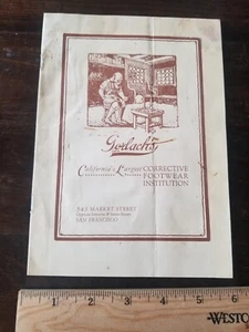 c. 1920 San Francisco California Orthopedic Shoe Company Catalog - Picture 1 of 5