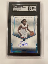 2020-21 Recon Precious Achiuwa Private Signings Platinum Auto RC #1/1 SGC 9 10