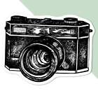 'Classic Camera' Decal Stickers (Dw008394)