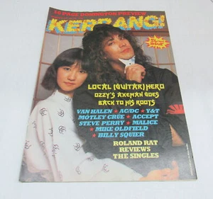 Vintage Kerrang Magazine Local Guitar Hero Azzy's Axeman Aug 9-22 1984 No.74 - Picture 1 of 3