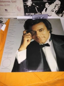 Johnny Mathis All For You 12" LP Vinyl Record - Picture 1 of 10
