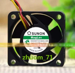 1PC SUNON HA40201V4-Q02U-A99 4020 12V 0.45W silent cooling fan - Picture 1 of 3