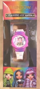 Rainbow High Watch Flashing LCD NIB NEW FLASHING LIGHT UP - Picture 1 of 5