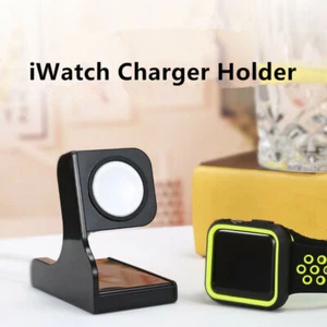 For Apple Watch iWatch Charger Holder Cradle Bracket Charging Dock Plastic Stand - Picture 1 of 11