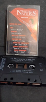 THE MUSIC FOR NATIONS COMPILATION CASSETTE - 1991 PROMO MINT CONDITION - Image 1 of 2