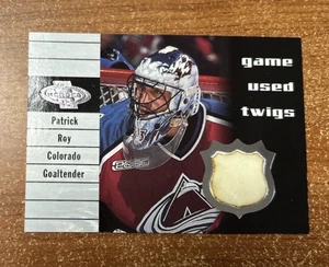 2000-01 UD Heroes Juego Usado Ramitas #T-PR Patrick Roy (1:83)! - Imagen 1 de 2