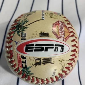 ESPN Logos Baseball Tonight Sportscenter Classic Souvenir Baseball Ball - Picture 1 of 6