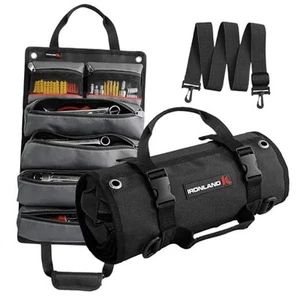 Tool Bag Roll Up, Heavy Duty Tool Organizer for Men Portable Tool Storage Box - Picture 1 of 8