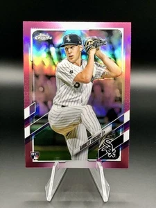 Garrett Crochet Rookie RC Lot (2) - 2021 Topps Chrome Pink & Big League Orange - Bild 1 von 4