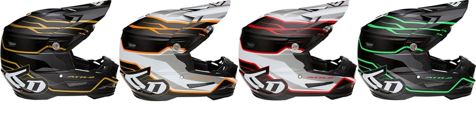 6D Helmets ATR-2 Phase Helmet Pick Color Sizes XS-2XL Motocross MX FOX NEW - Image 1 of 1