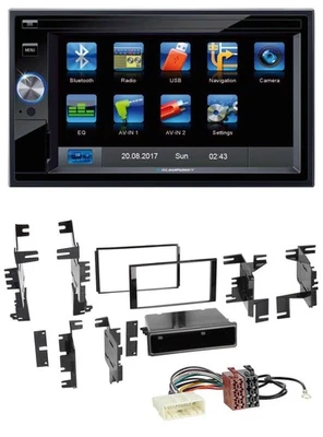 Blaupunkt SD Bluetooth 2DIN MP3 USB AUX Autoradio für Nissan Cube ab 09 Frontier - Bild 1 von 4