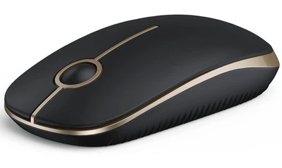 Wireless Mouse, 2.4G Slim Portable Computer Laptop Mouse with Nano Receiver - Image 1 of 4