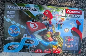 Carrera FIRST Mario Kart Slot Car Racing Set – Mario & Peach | 7.87 ft Track New - Picture 1 of 2