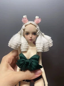 BJD Wig Handmade Dolls Wigs Hair for 1/4 BJD Doll Popovy Sister Owl Peewit Tawny - Picture 1 of 6