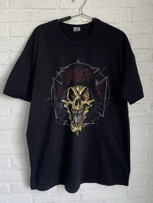 Camiseta Y2K De Colección 2005/06 SLAYER Tour 200666 Bravado Lista Completa Gira Atrás XL Foto 1 de 4