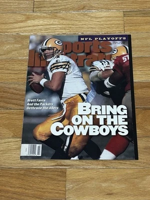 1/15/96 RARO QUIOSCO Sports Illustrated Brett Favre Green Bay Packers ¡Nuevo-Muy Nuevo! Foto 1 de 4