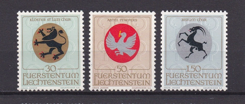 Liechtenstein 462-4 MNH, Coats of Arms, 1969 - Image 1 of 1