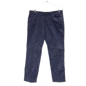Coldwater Creek Blue Straight Corduroy Pants - Women 14P - Picture 1 of 4