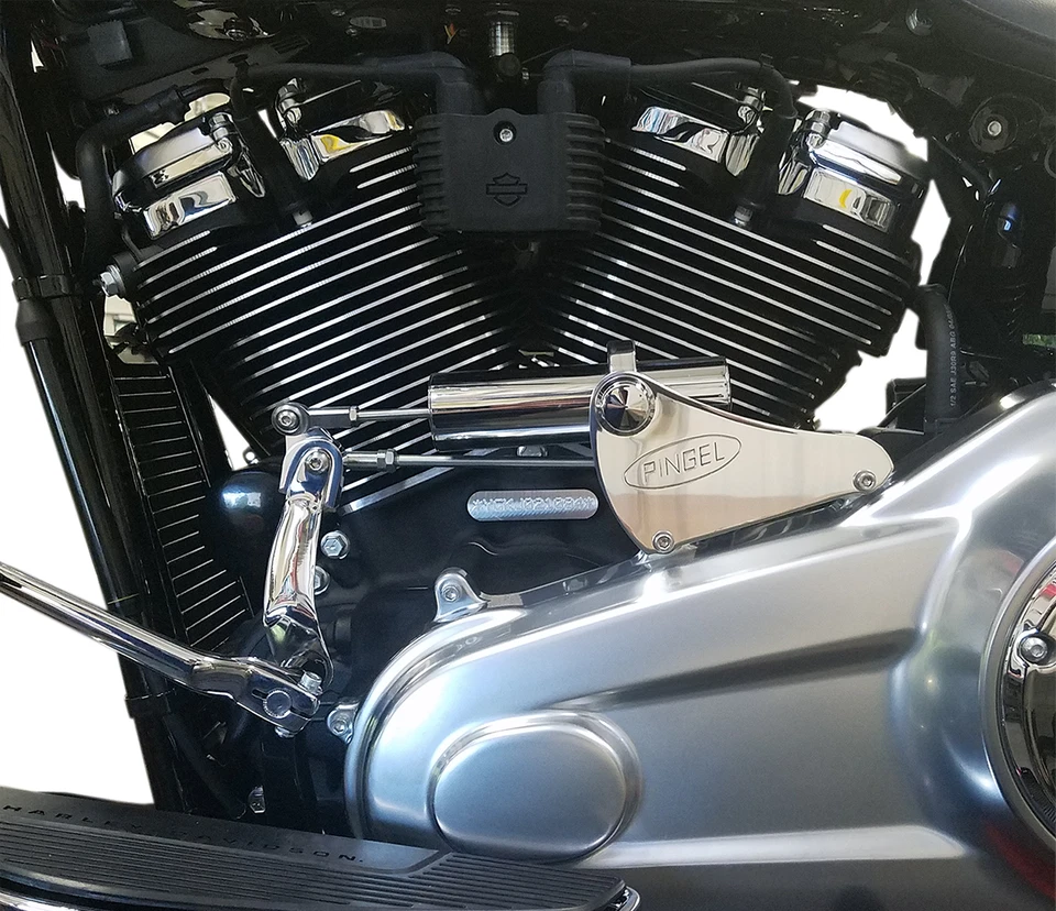 PINGEL - 77707 - Kit de palanca de cambios eléctrica plateada para Harley-Davidson Softail H Foto 1 de 1