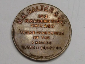 Chicago Il W.W.Walter + Co.Wheaton Kombis TC-307802 Token. #21 - Bild 1 von 8