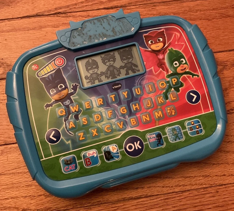 VTech PJ Masks Time to Be A Hero Learning Tablet, Blue Learning Travel Words - Image 1 of 4