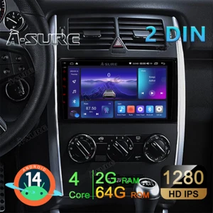 4+64G Autoradio Für Mercedes-Benz A/B Klasse W169 W639 W245 GPS Navi Android 15 - Bild 1 von 16