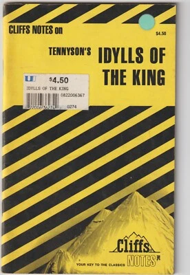 TENNYSON IDYLLS OF THE KING Cliffs Notes Paperback 1990 - Image 1 of 4
