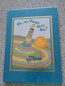 Oh, the Places You'll Go by Dr. Seuss Sealed Deluxe Slipcase Gift Hardcover Ed - Picture 1 of 4