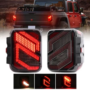 for Jeep Gladiator JT 2020-2024 S LED Tail Lights Turn Signal Reverse Brake Stop - Picture 1 of 12