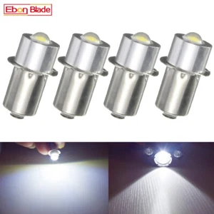 4X P13.5S LED bulb For Maglite Torch Lamp Upgrade Flashlight 1W DC 3V-18V White - Imagen 1 de 7