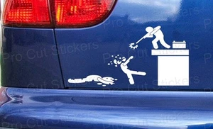 Disparar zombies divertida novedad arte de pared personalizado ventana de coche pegatinas calcomanías - Imagen 1 de 2