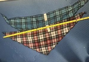 Justice Plaid Scarves Size 6 and 10 Sheer Accessory - Picture 1 of 1