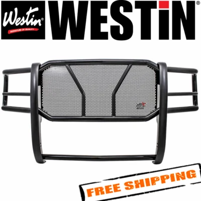 Westin 57-3665 Black HDX Grille Guard for 2011-2013 GMC Sierra 2500/3500 - Image 1 of 4