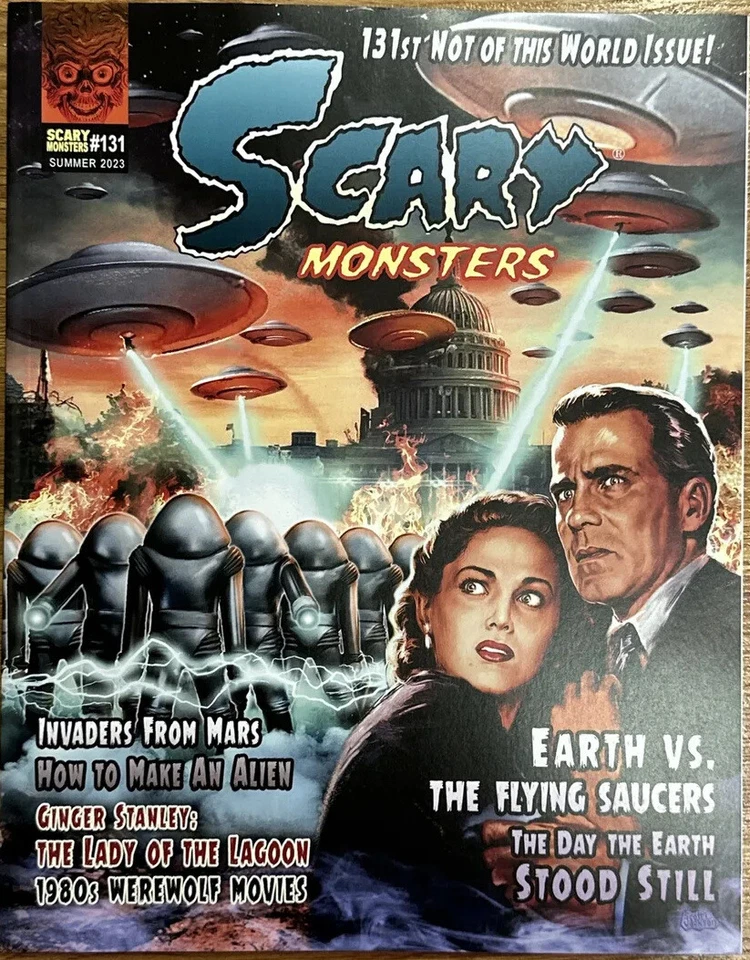 SCARY MONSTERS Magazine Issue 131 Summer 2023 The Flying Saucers - Image 1 of 2
