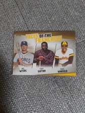 Tony Gwynn-Dave Winfield-Wil Myers 2019 Topps Faces Of The Franchise GOLD SP /50