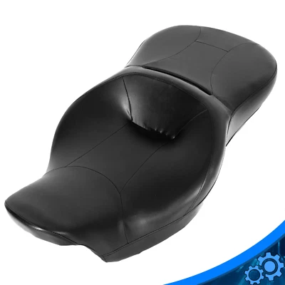 Rider Passenger Seat For Harley Touring Street Glide FLHT FLHX FLHR FLTRX 09-23 - Image 1 of 4