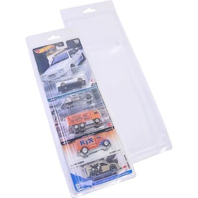 Funda Protectora para Paquete de 5 Hot Wheels Premium Individual 5 Car Clamshell Display Foto 1 de 4