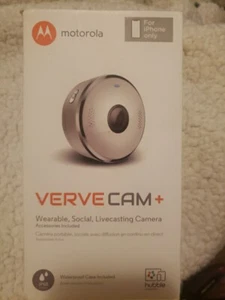 MOTOROLA VERVE CAM WEARABLE SOCIAL LIVE-STREAMING CAMERA+ ACCESSORIES ARE INCLU. - Picture 1 of 2