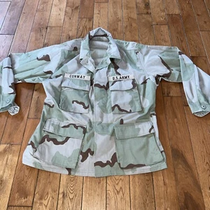 Chaqueta De Colección Ejército de Estados Unidos Mediana X-Corta Desierto Camuflaje Militar Ver Fotos. - Imagen 1 de 12