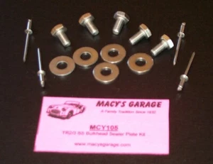 Triumph TR2-3B Bulkhead Sealer Plate SS Hardware Kit MCY105 - Picture 1 of 1