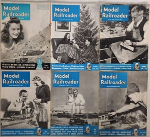 Model Railroader Train Magazine Lot of 6 - 1948 - 1949 - Picture 1 of 3
